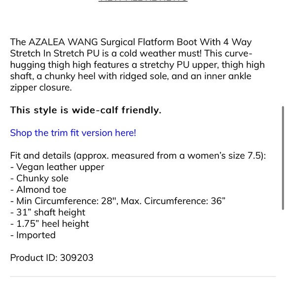 Azalea Wang Surgical Flatform Boot - Picture 4 of 4